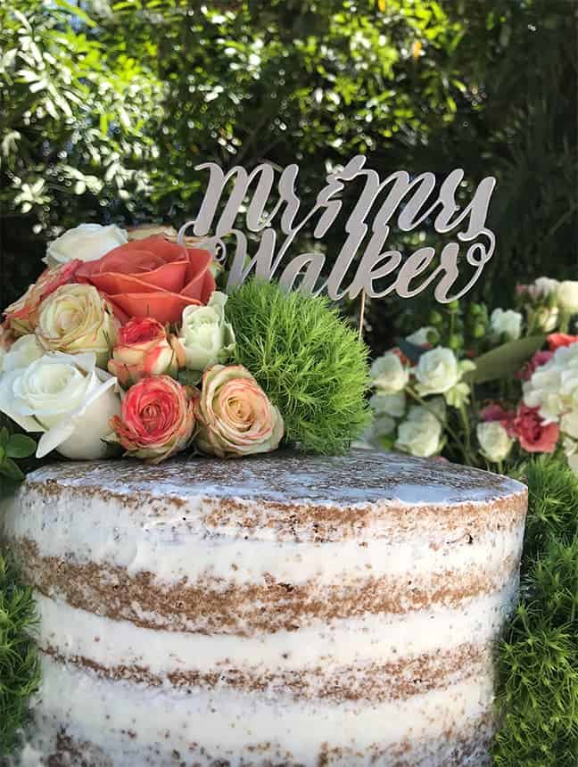 Handlettered Wedding Cake Topper – Silhouette America Blog