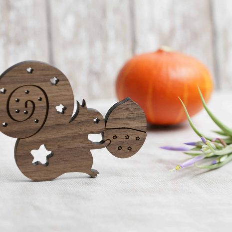 Squirrel coaster wood coasters wedding favours housewarming gift Squirrel coaster wood coasters wedding favours housewarming gift